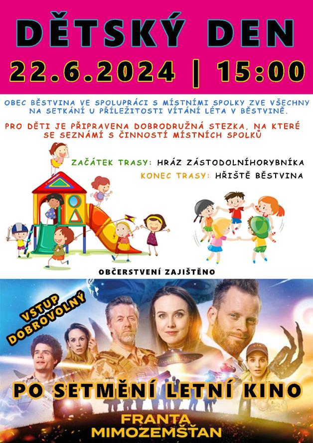 Dětský den v Běstvini