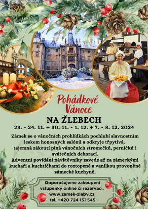 Pohádkové prohlídky na zámku Žleby