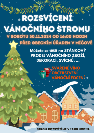 Rozsvícení vánočního stromu